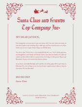Load image into Gallery viewer, Letter from Santa!