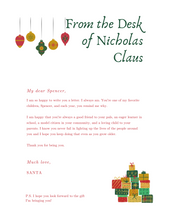 Load image into Gallery viewer, Letter from Santa!