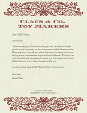 Load image into Gallery viewer, Letter from Santa!