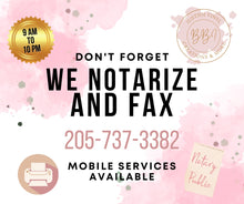 Load image into Gallery viewer, Notary Services