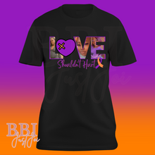 Load image into Gallery viewer, LOVE Shouldn't Hurt Photo Tee
