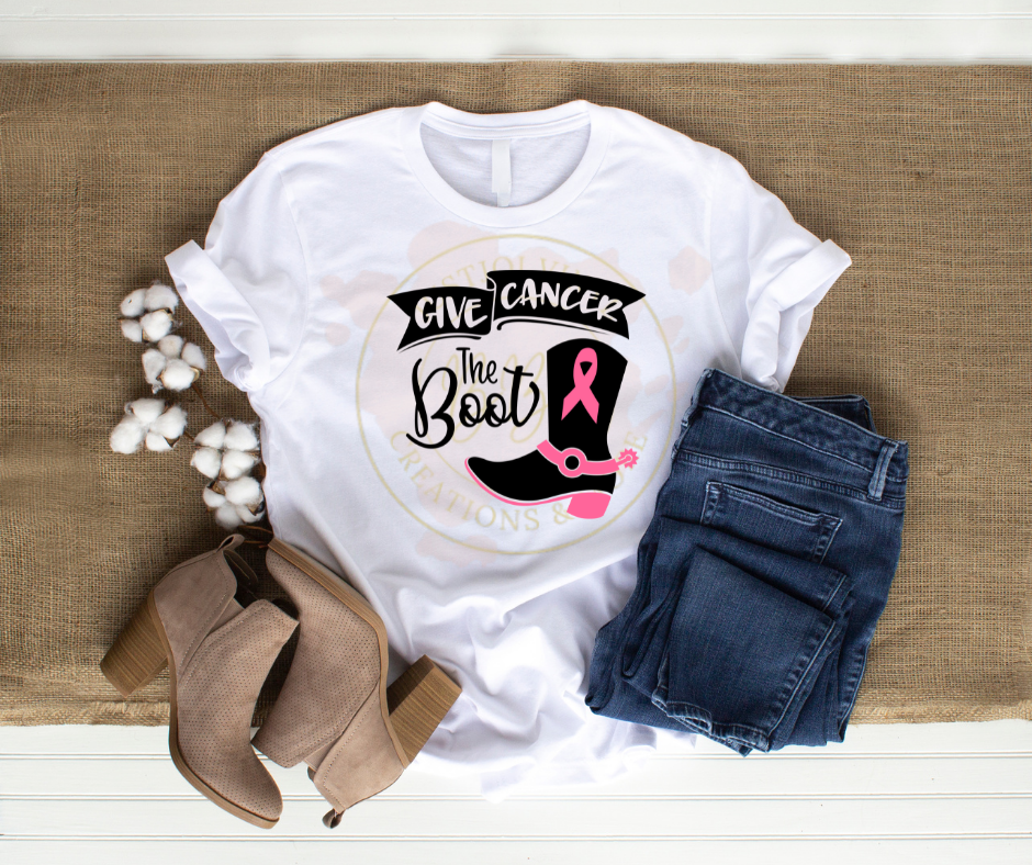 BOOT Cancer Awareness Tee